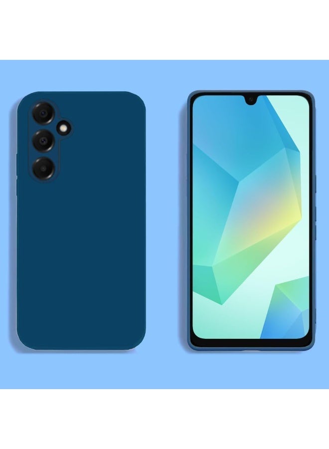 موز Silicone Case for Samsung Galaxy A57, Soft Gel Rubber, Anti-scratch, Shockproof, Slim, Full Body Protection (Blue, Samsung Galaxy A57) - Image 2